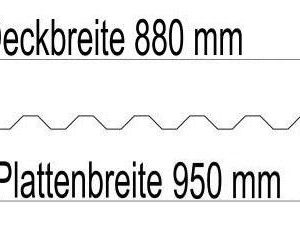 Polycarbonat Lichtplatte gerillt Trapez 76/18 1,4 mm stark, klar, Elefantenplatte