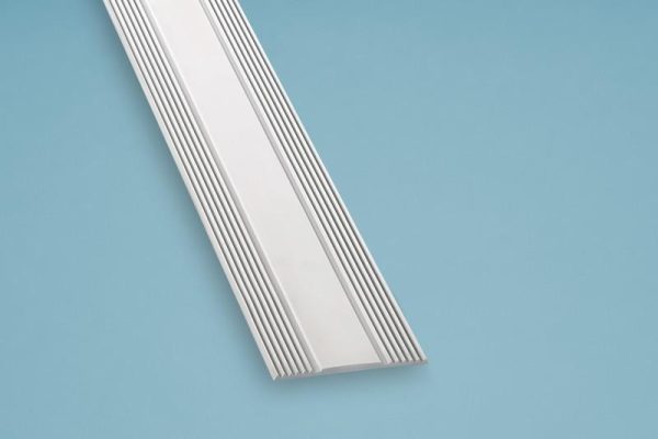 Auflagegummi für das Deckprofil hellgrau, Rolle 60 mm, selbstklebend